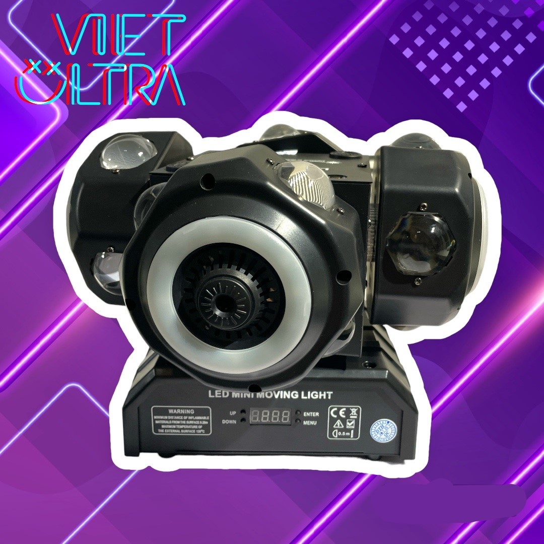 SIÊU PHẨM ĐÈN MOVING 4 ĐẦU 16 MẮT KẾT HỢP LASER - CHỚP CỰC ĐỈNH!!! - Ảnh 3